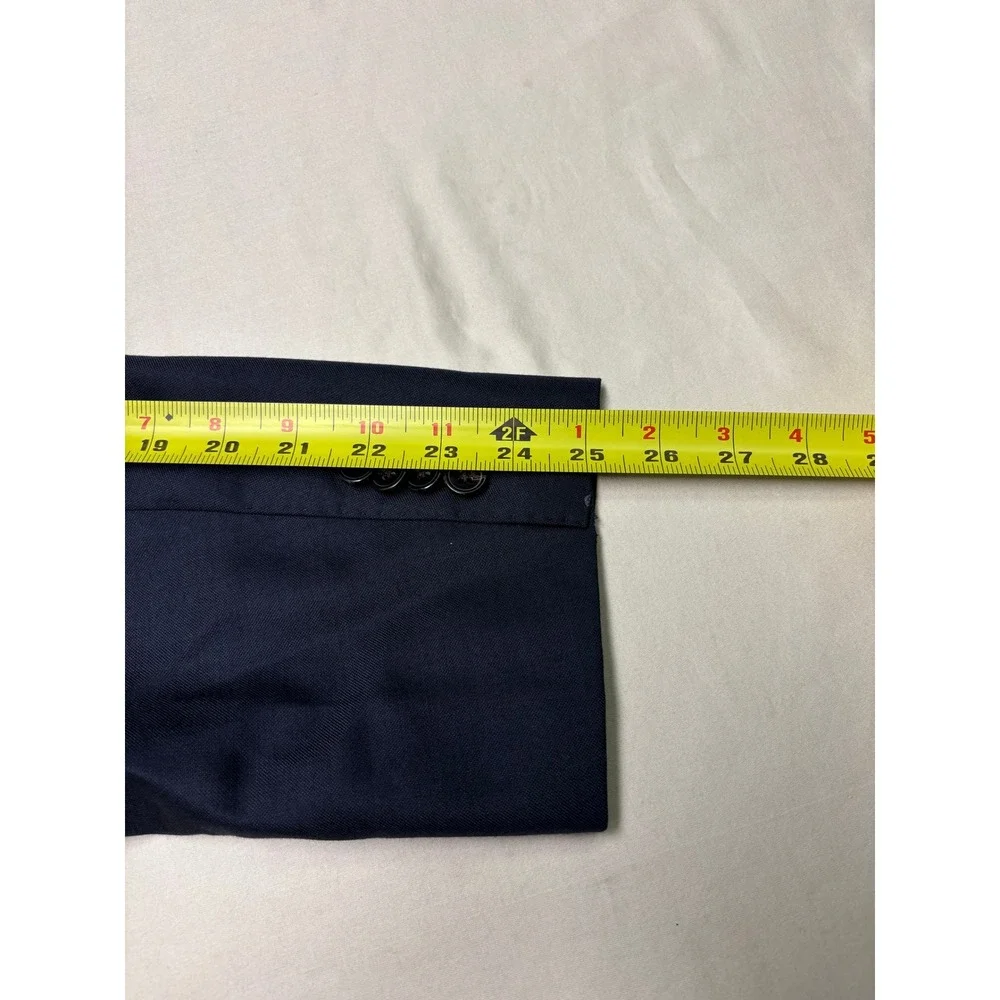 Suitsupply Navy Blue Vitale Barberis Canonico Super 110s Wool Blazer Mens US 48R